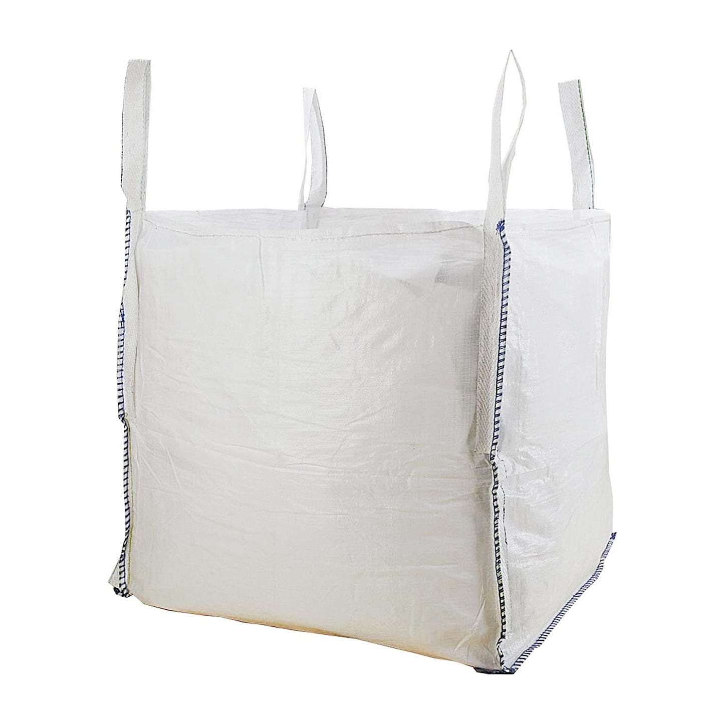 Tough Reinforced FIBC 1 Tonne 85x85x85cm Builders Outdoor Garden Waste DIY Aggregate Strong Bulk Bags