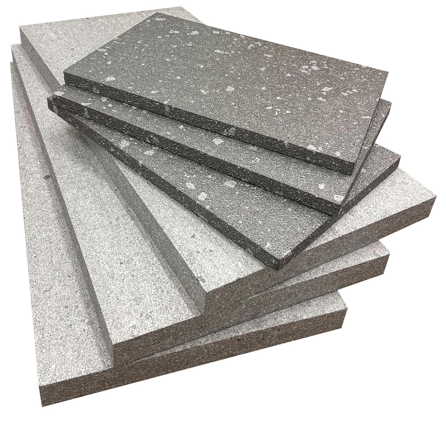 Grey 600 x 400 x 25mm Rigid Expanded Polystyrene (EPS) Strong Grey EPS70 SDN Protective Insulation Large Thick Foam Sheets