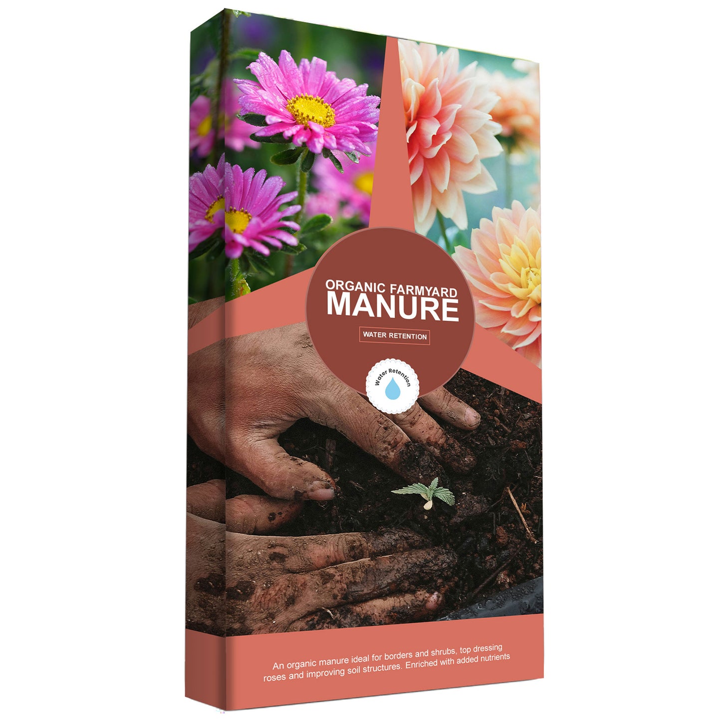 40L Organic Farmyard Manure For Gardeners Encouraging Healthy Plant Growth With Essential Nutrients