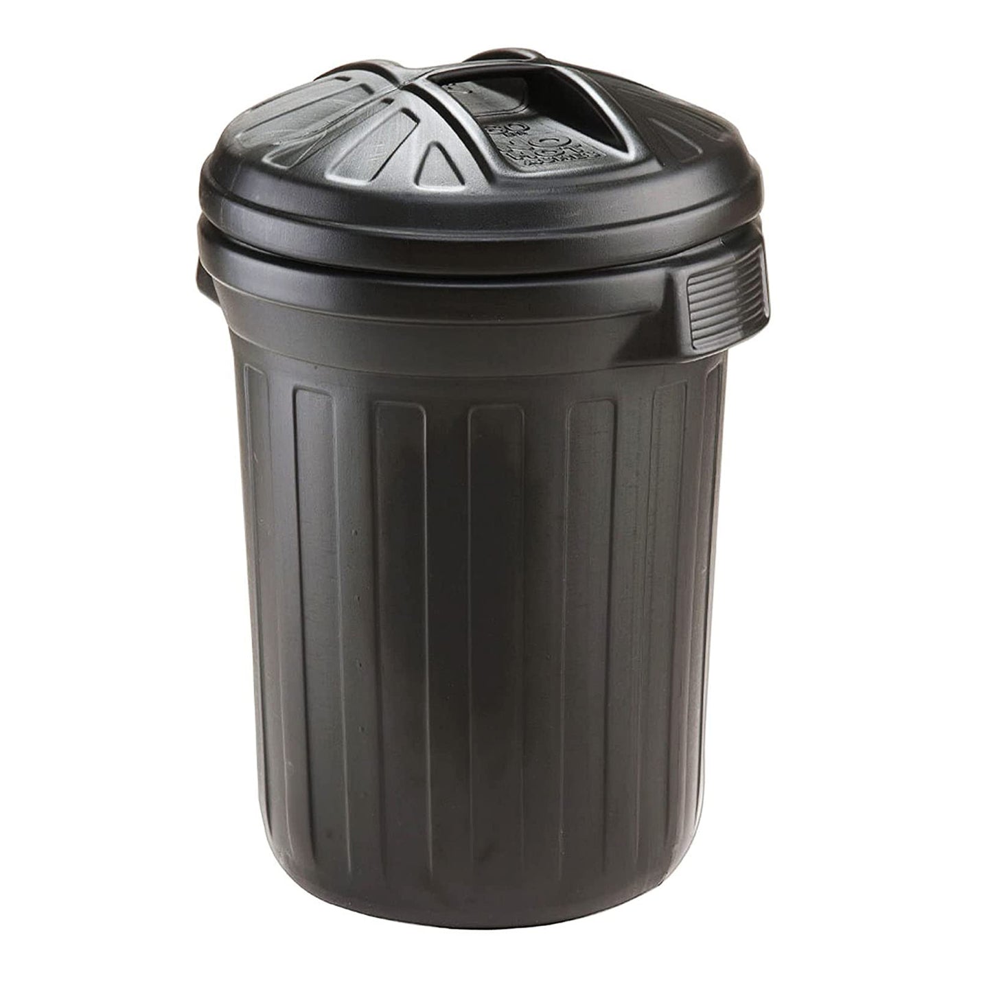 Large 80 Litre Heavy Duty Shatterproof Waterproof Indoor Outdoor Rubbish Bin With Lid