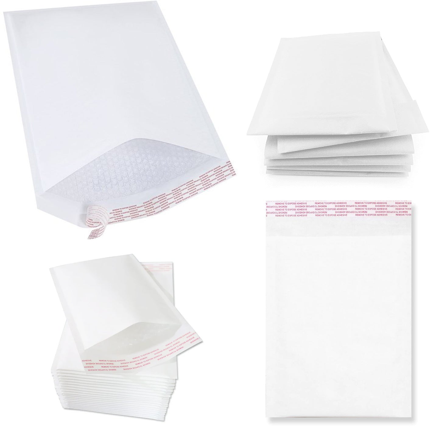 Gold Or White Padded Bubble Lined Postal Mailing Shipping Peel & Seal Closure Cushioned Envelope Mailers