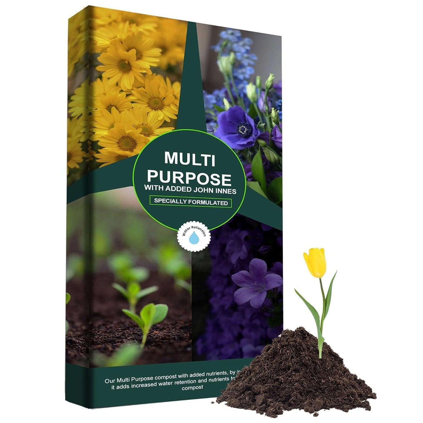 40 Litre Multipurpose Compost With Added Nutrients Ideal For Indoor & Outdoor Plants
