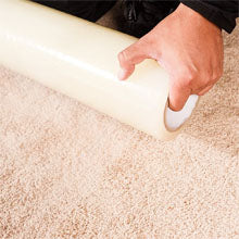 Carpet Protection Film - Rolls of Strong Adhesive Floor Protector for Rugs/Carpet/Floors/Self Adhesive