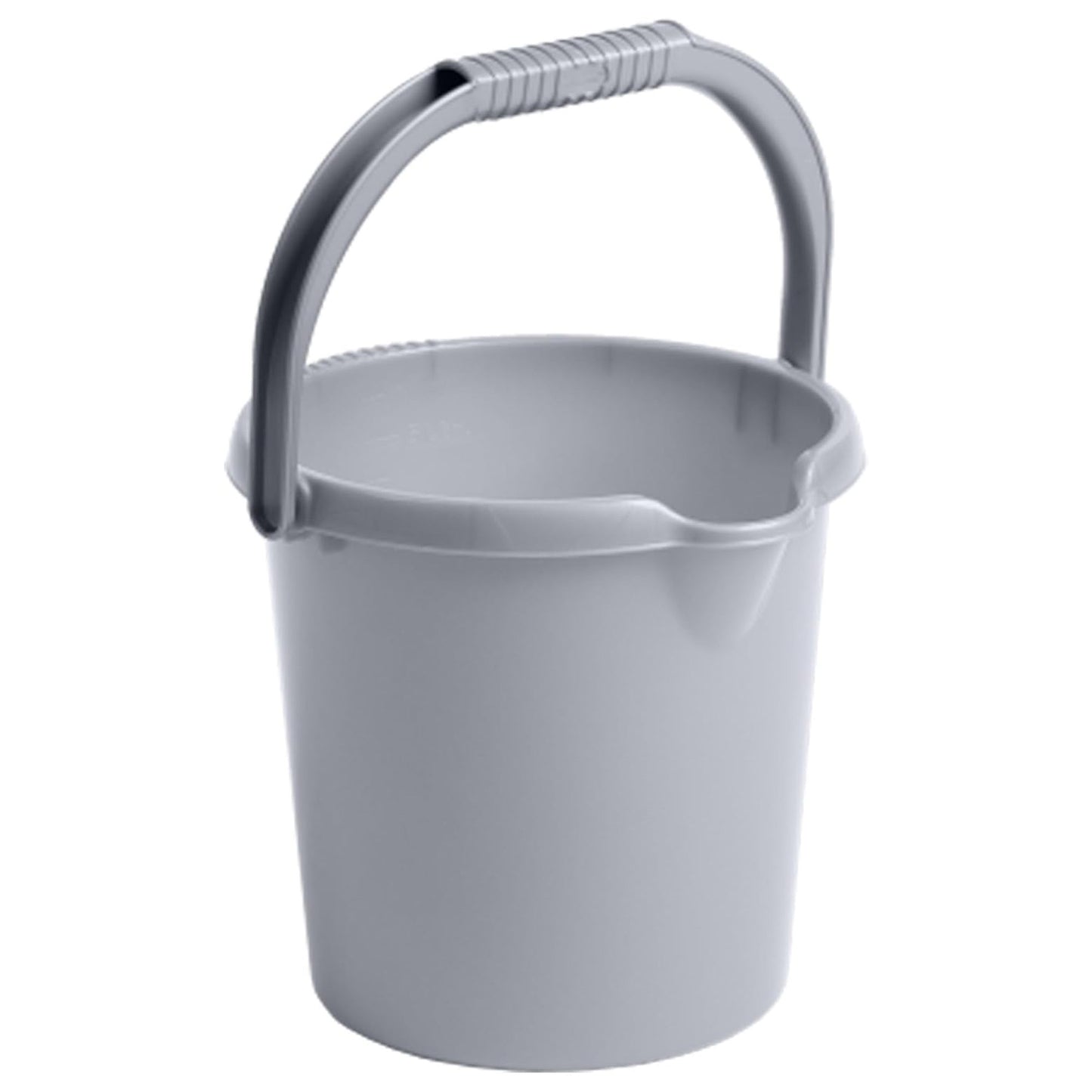 Multipurpose Storage, Garden, Cleaning & Kitchen 5 Litre Strong Plastic Black Or Grey Buckets With Handle
