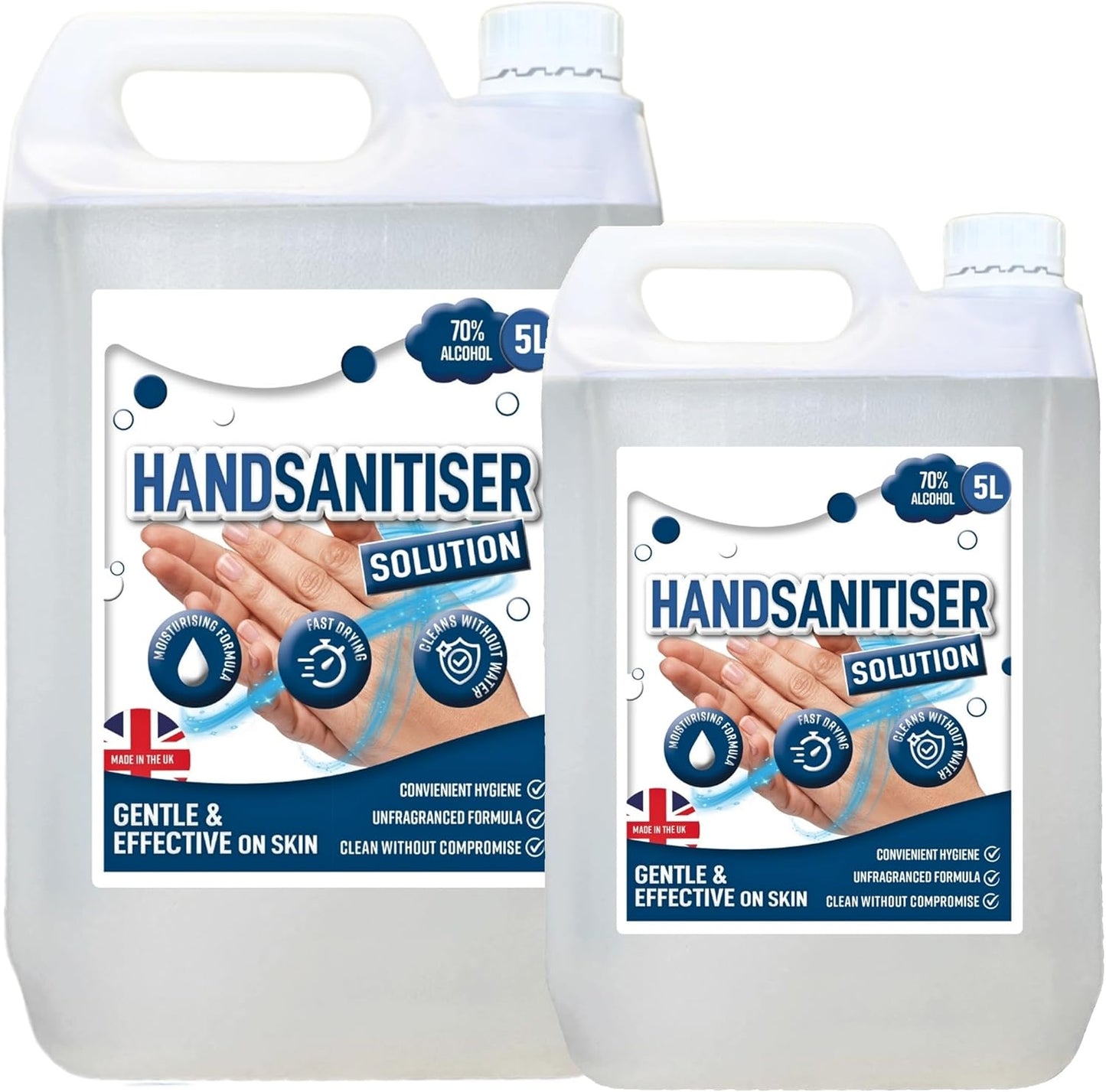 5L Hand Sanitiser Solution Water Free Gentle & Effective On Skin