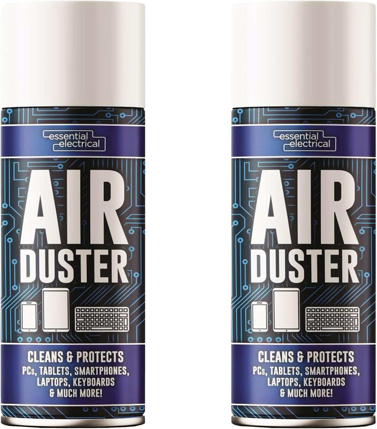 Essential 400ml Electrical Air Duster Cleans & Protects Smartphones, Laptops & Keyboards