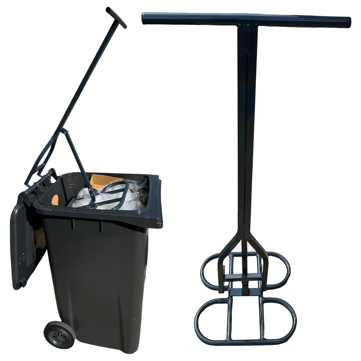 Strong Household Waste Compacting Rubbish Press Compactor For Standard Wheelie Bins