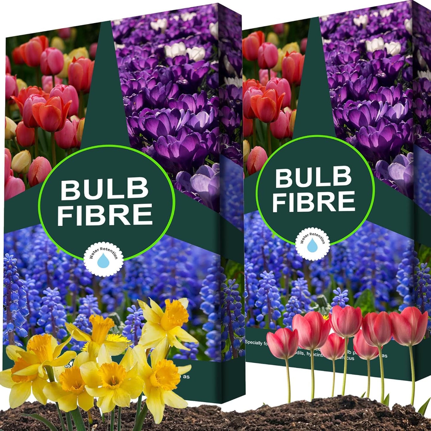 20L Bulb Fibre Compost Perfect For Tulips, Daffodils, Hyacinths & Crocus With Improved Water Retention