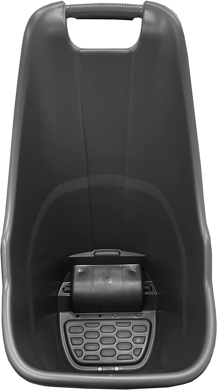 Multipurpose Lightweight Plastic Rolling Wheelbarrow Transporting Kart Caddy With Wheels