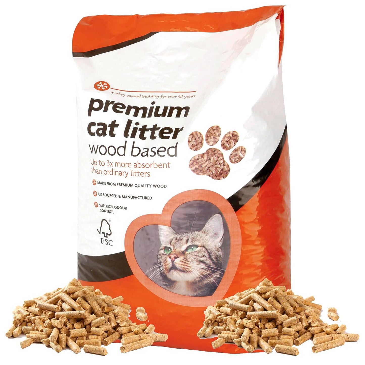 Extra Soft Easy To Use Premium Cat Litter Ultra Absorbent Odour Control Bedding For Comfort