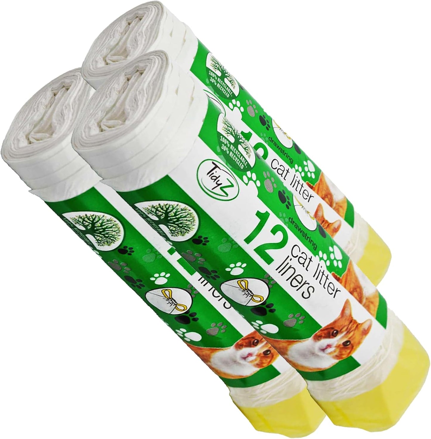 Leak Proof Cat Litter Tray Drawstring Liners Heavy Duty Scratch Resistant