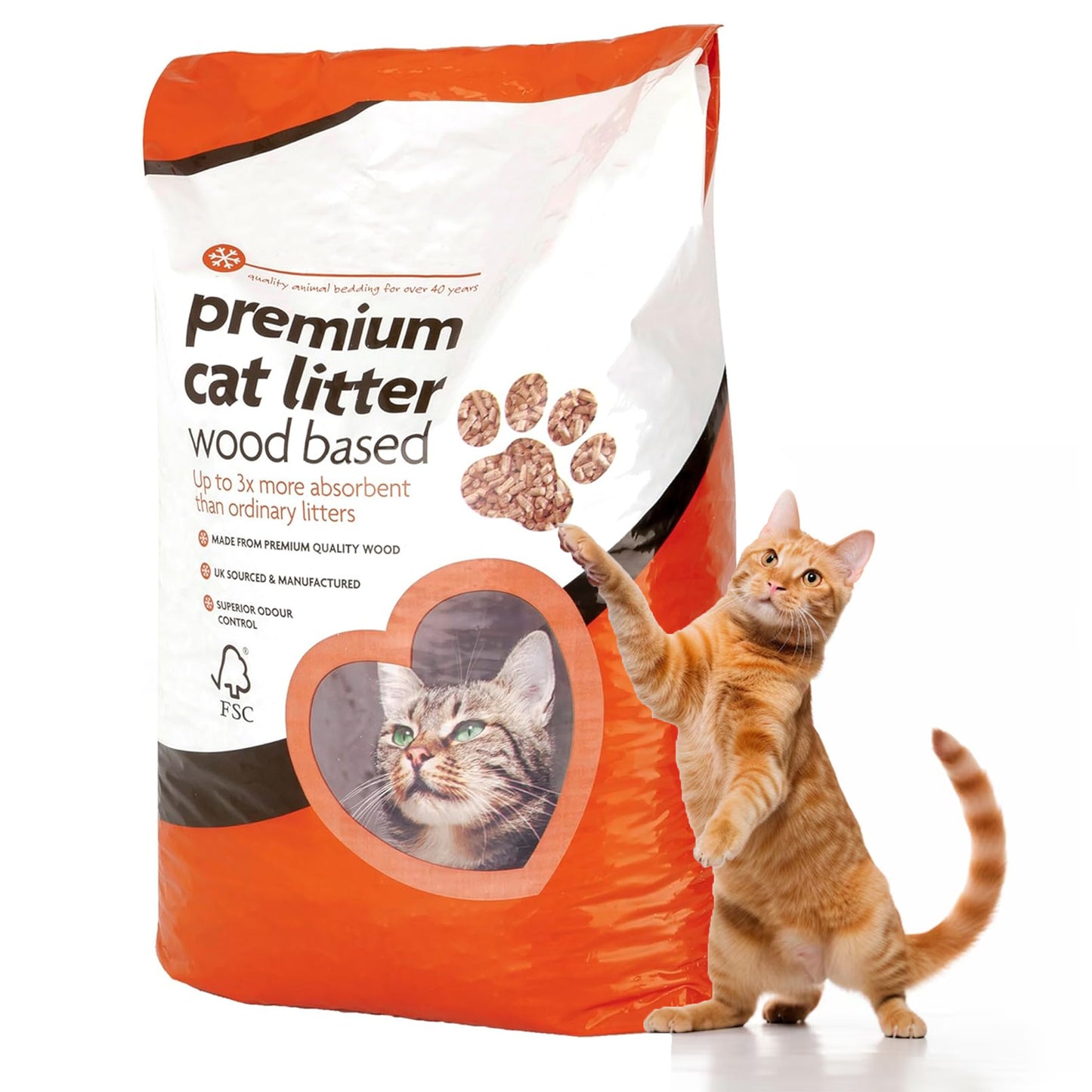 Extra Soft Easy To Use Premium Cat Litter Ultra Absorbent Odour Control Bedding For Comfort