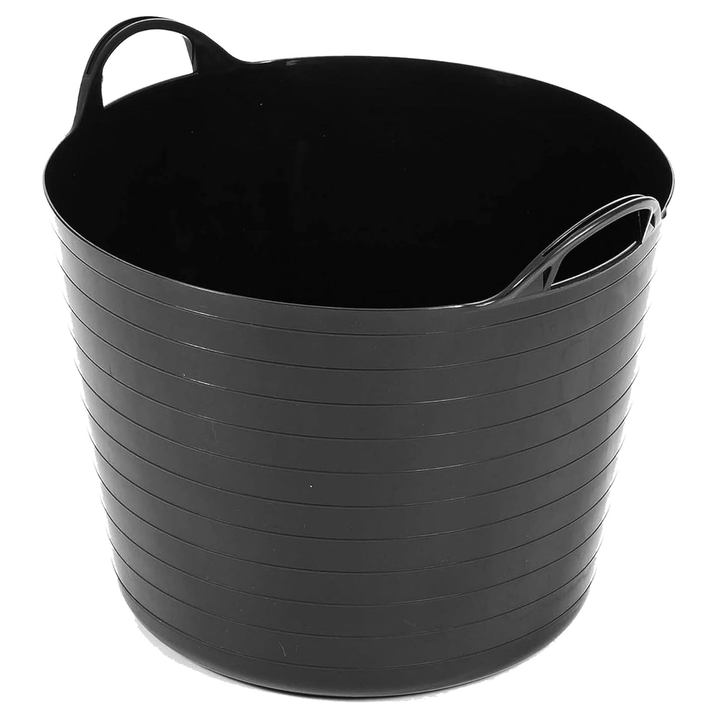 3 or 6 Mixed 40 Litres Strong Robust Flexi Tubs Multi Purpose Garden Storage Container Buckets Assorted Colours