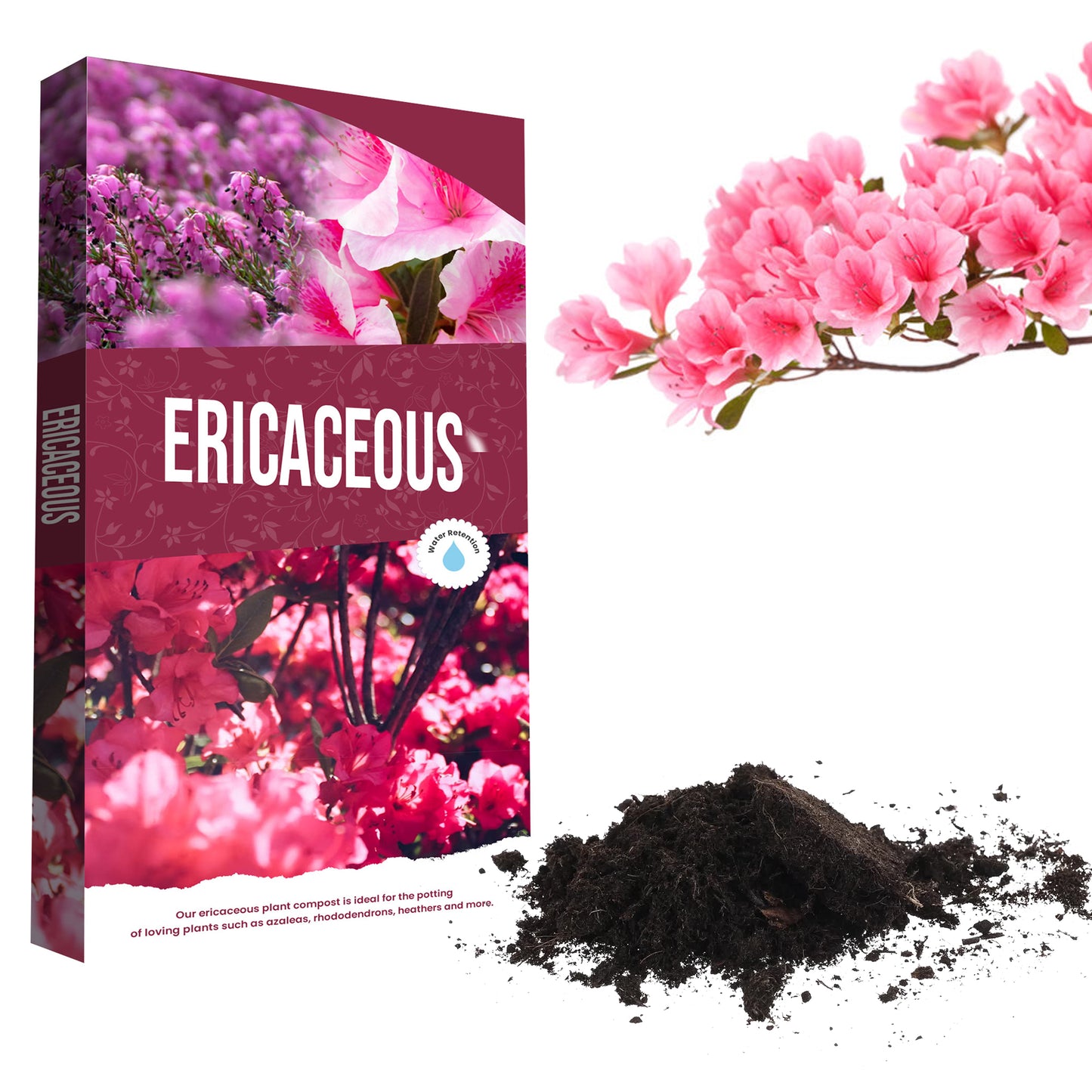 20L Ericaceous Special Formula Soil For Growing Camellia, Azalea, Rhododendron & Heather Plants