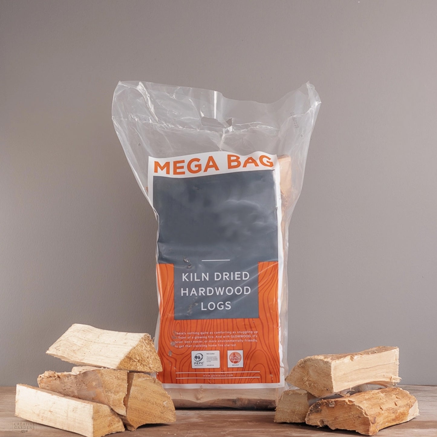 Ready To Use Long Lasting Firewood Logs 22L Hardwood Birch For Coals Stoves & Burners