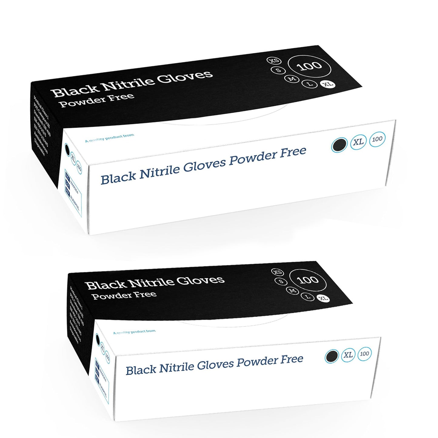 Black Nitrile Powder-Free Puncture Resistant Gloves Perfect For Medical & Mechanical Use