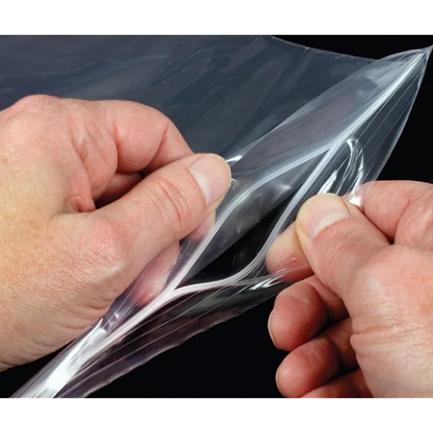Clear Plastic Interlocking Closure Polythene 6 x 9" Grip Seal Bags