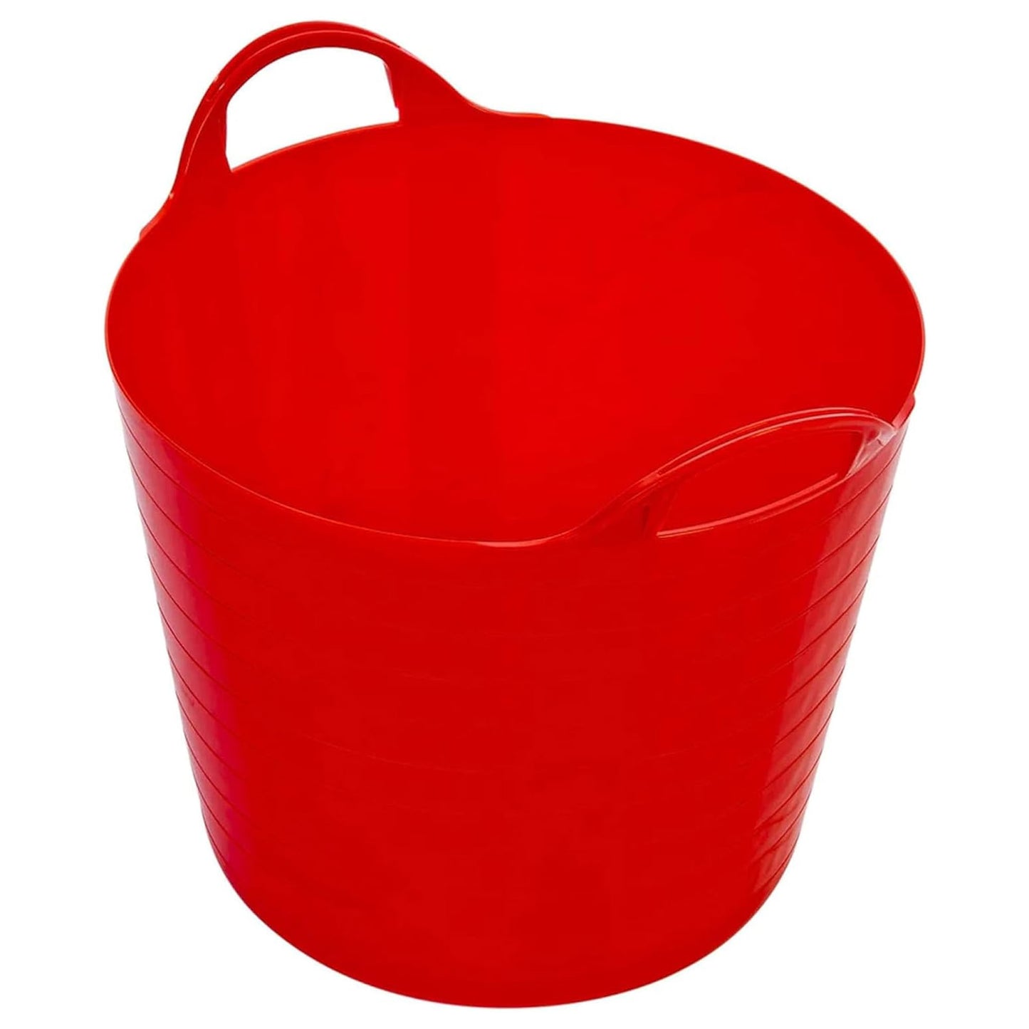 3 or 6 Mixed 40 Litres Strong Robust Flexi Tubs Multi Purpose Garden Storage Container Buckets Assorted Colours