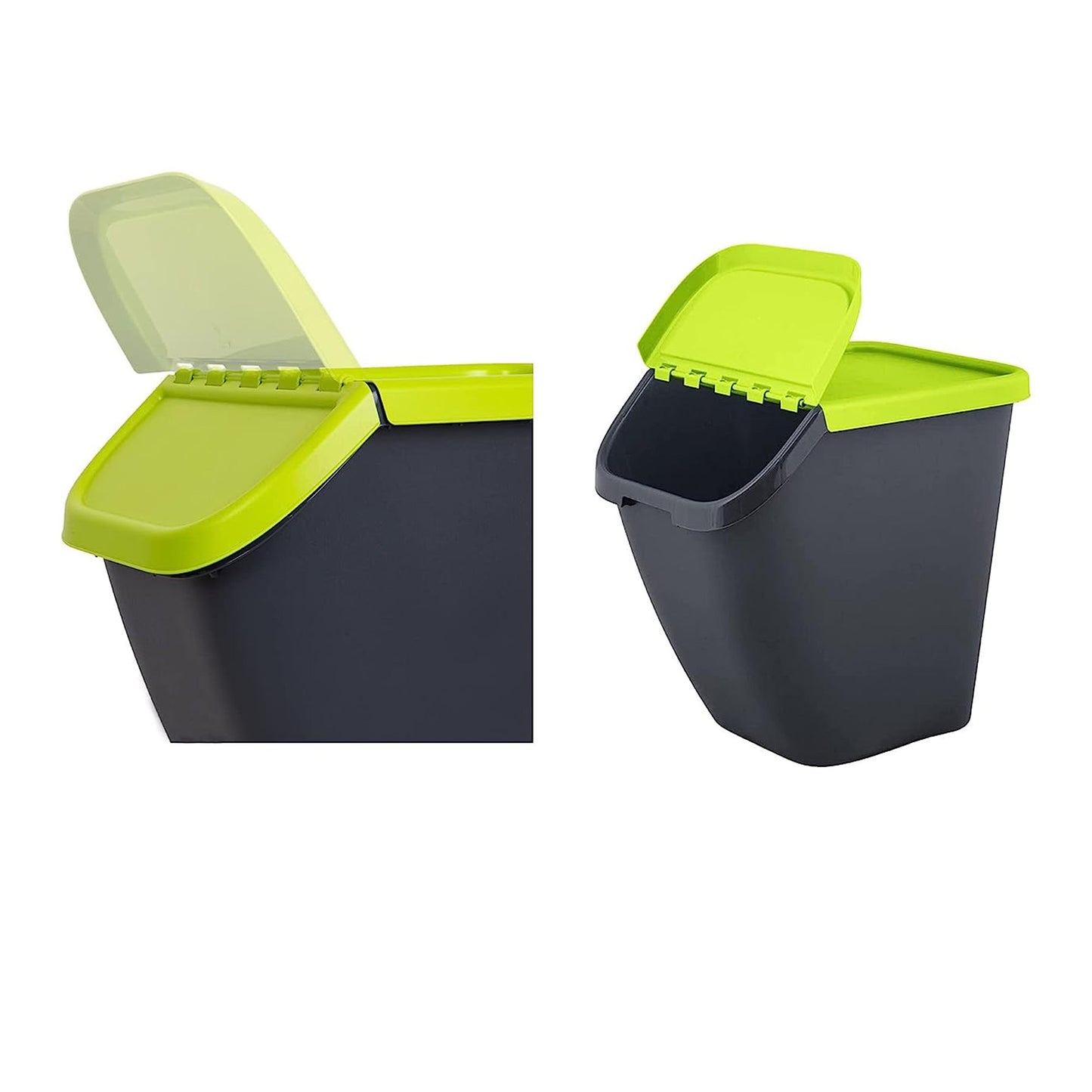 Set Of Colour Coded Pelican Home Kitchen Waste Segregation Bins