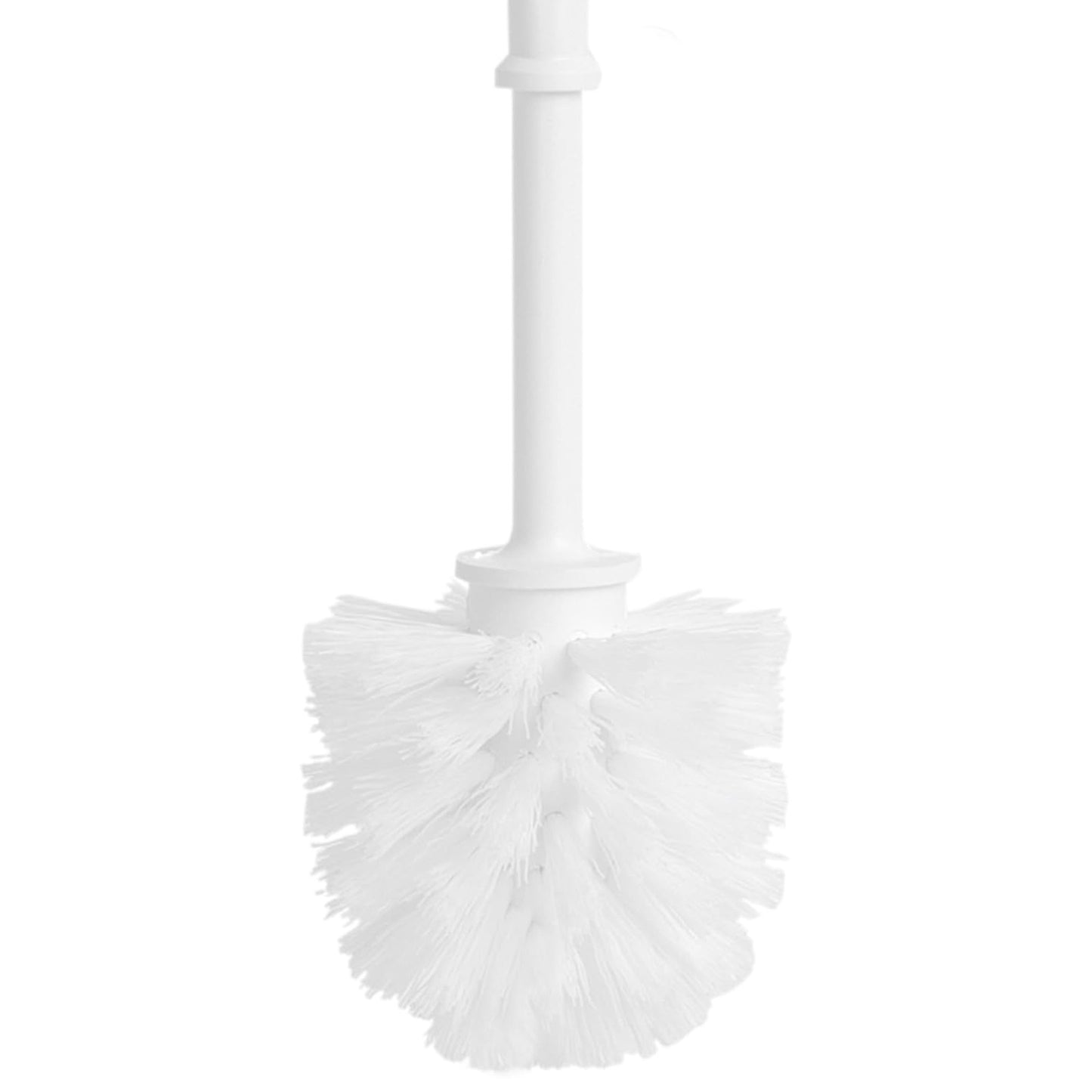 Deep Cleaning Strong White Plastic Toilet Replacement Brush Cleaner With Handle