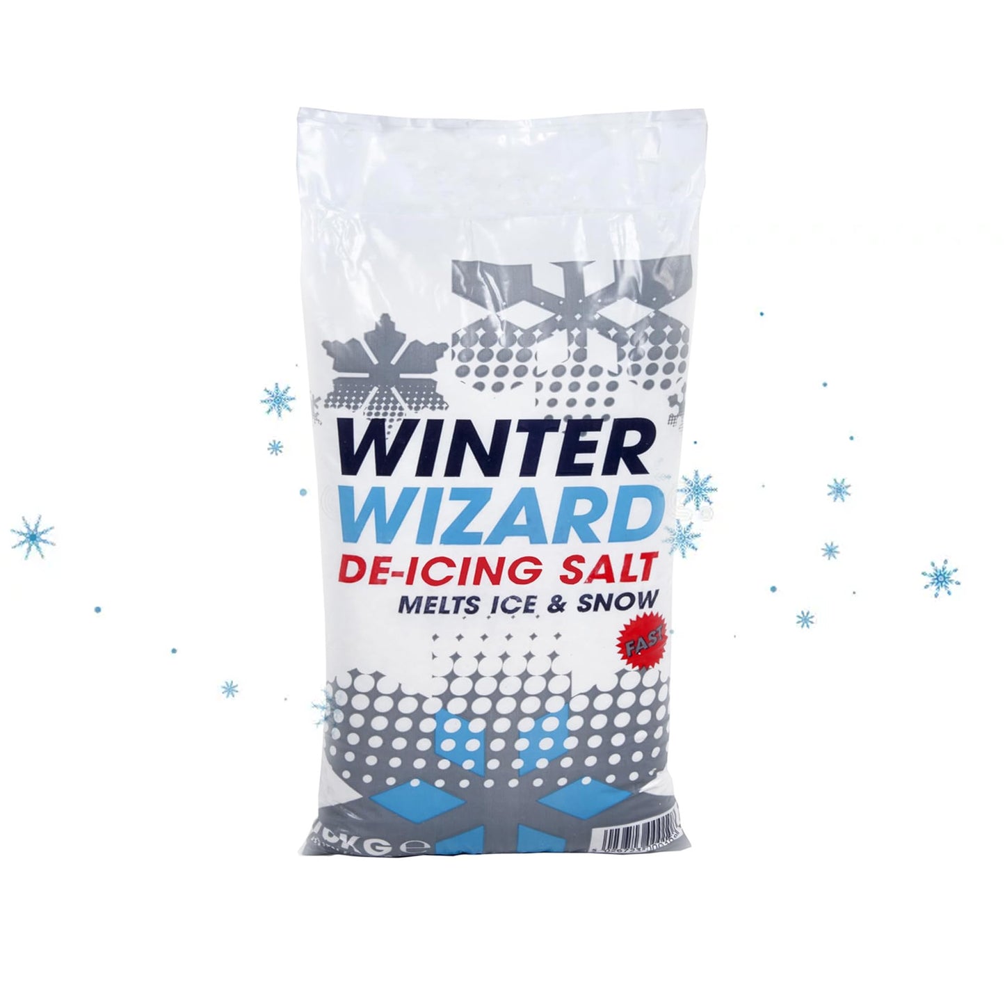 Easy To Sprinkle Winter White Rock Grit De-Icing Salt Perfect For Roads, Paths & Gardens