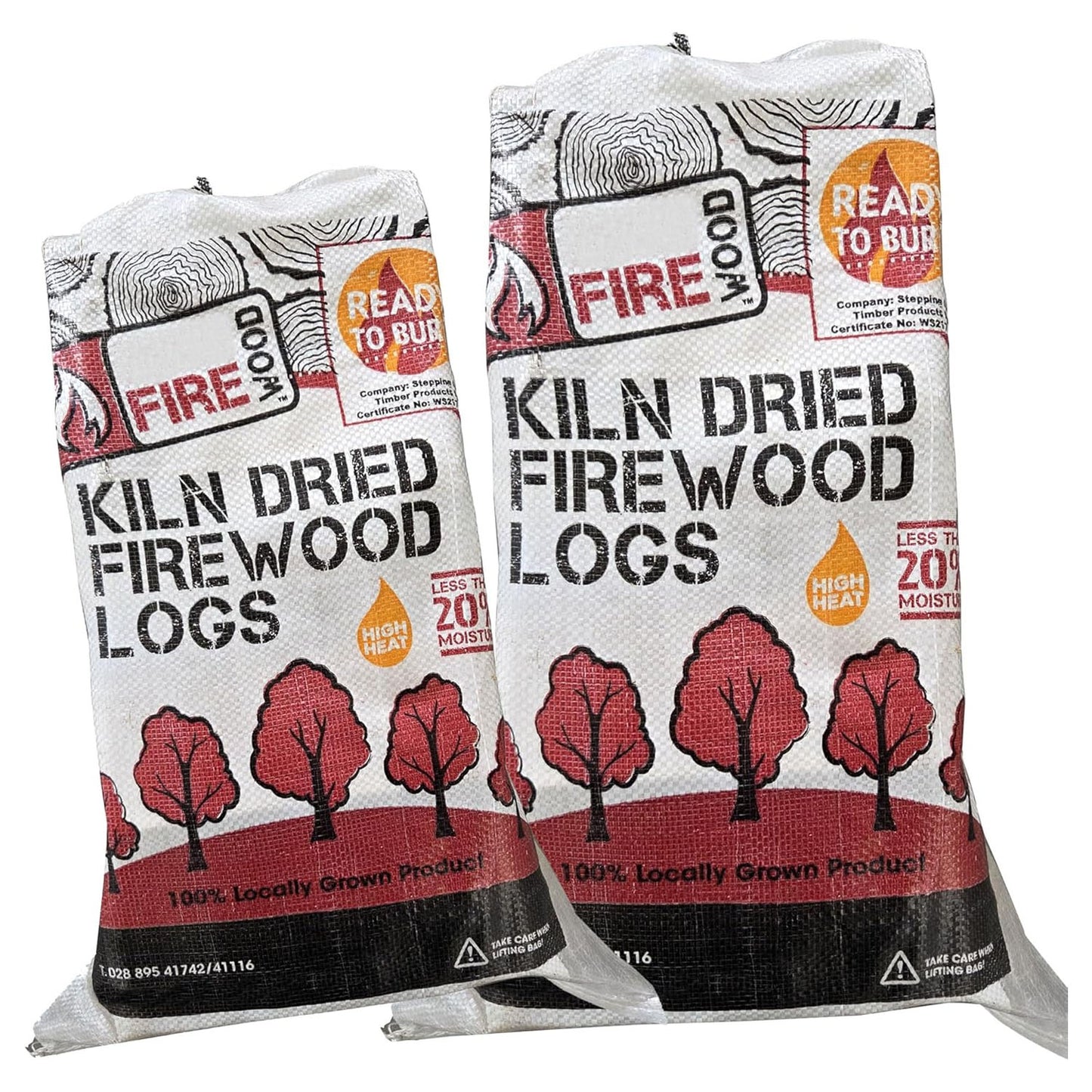 Dried Easy To Light Softwood Kiln Dried Logs Ready To Burn Ideal For Coal Stoves