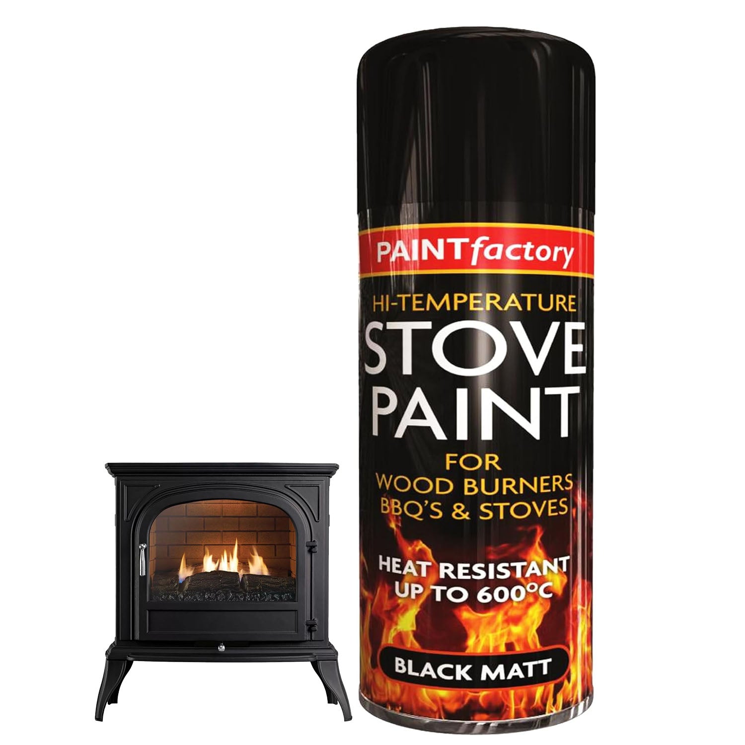 Stove Paint Fire Resistant Paint For Bbq Heat Resistant 400ml Matt