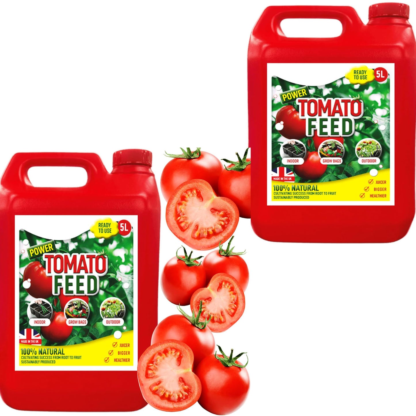 Ready To Use Nutrient Packed 5 Litre Healthy Tomato Plant Feed Ideal For Growing Vegetables