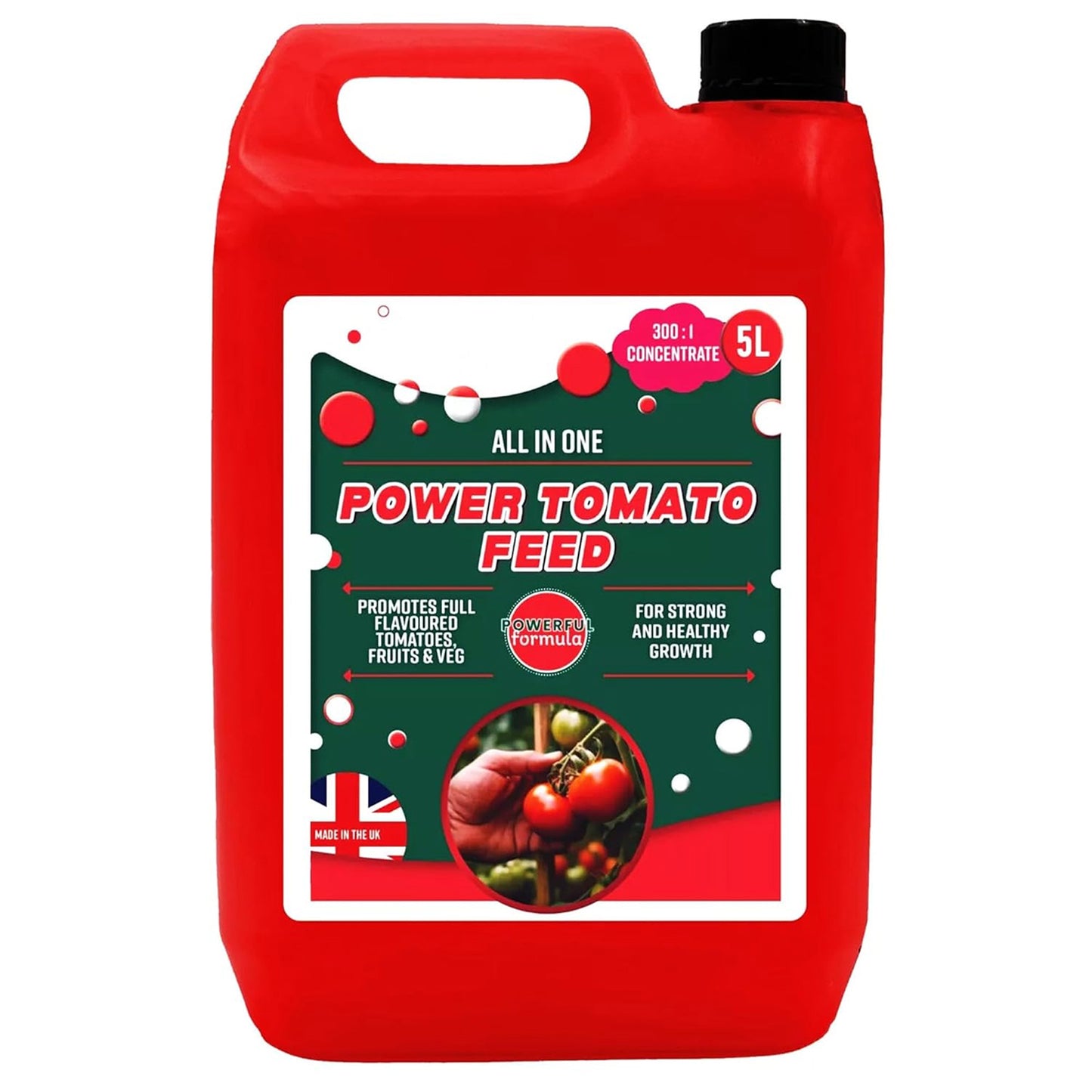 5L Nutrient Packed Concentrated Tomato Feed For Tomatoes, Peppers, Cucumbers & Aubergines