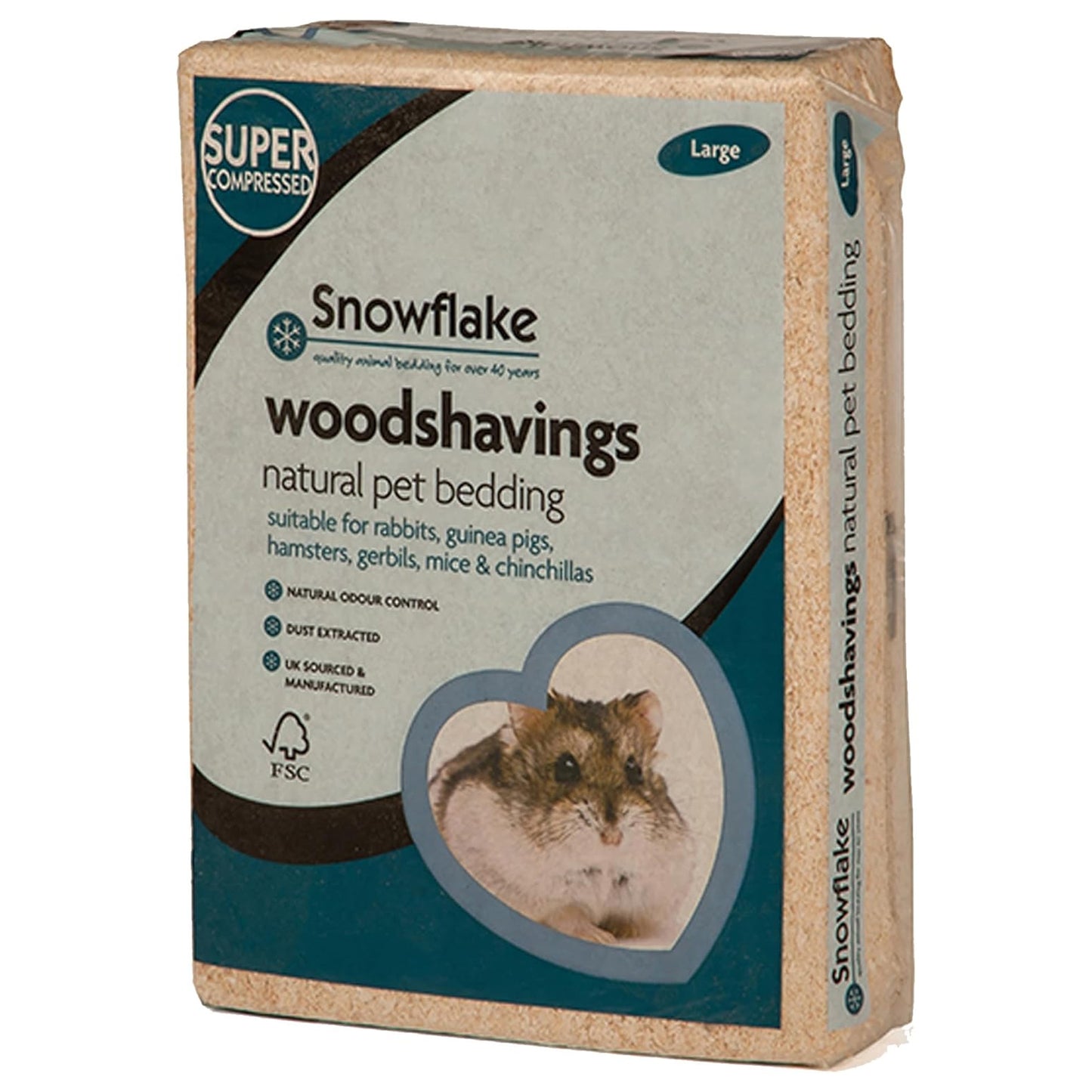 Dust Extracted Wood Shavings Odour Control Animal Pet Bedding For Rabbits, Mouse, Hamsters & Gerbil