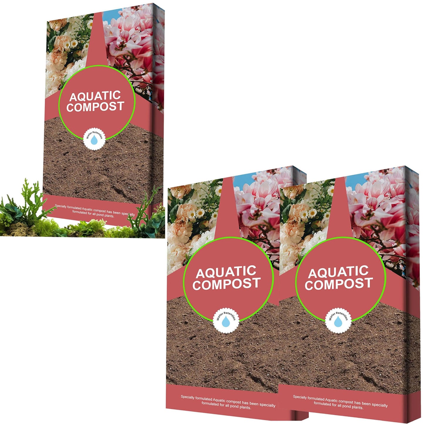 Nutrient Rich 20 Litre Aquatic Compost With Loam & Grit Perfect For Floating, Submerged & Marginal Water Plants