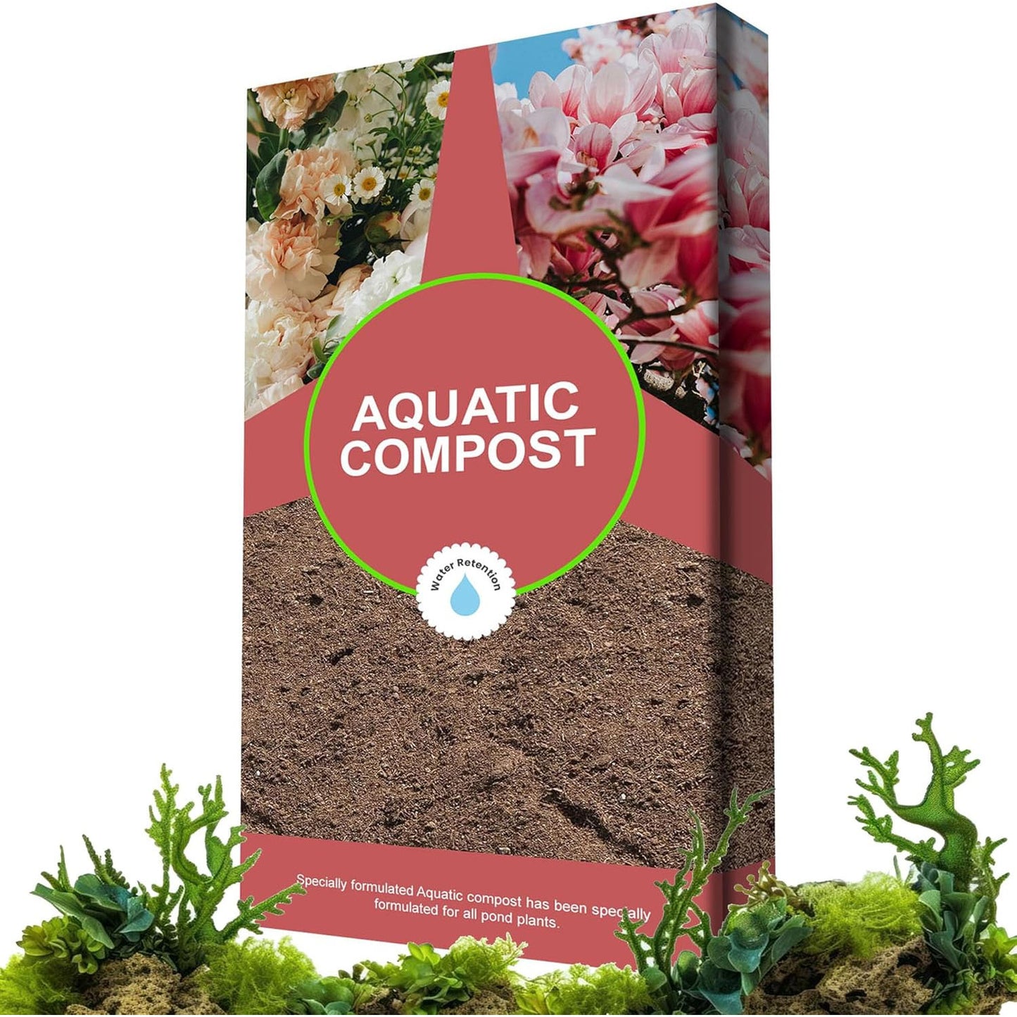 Nutrient Rich 20 Litre Aquatic Compost With Loam & Grit Perfect For Floating, Submerged & Marginal Water Plants