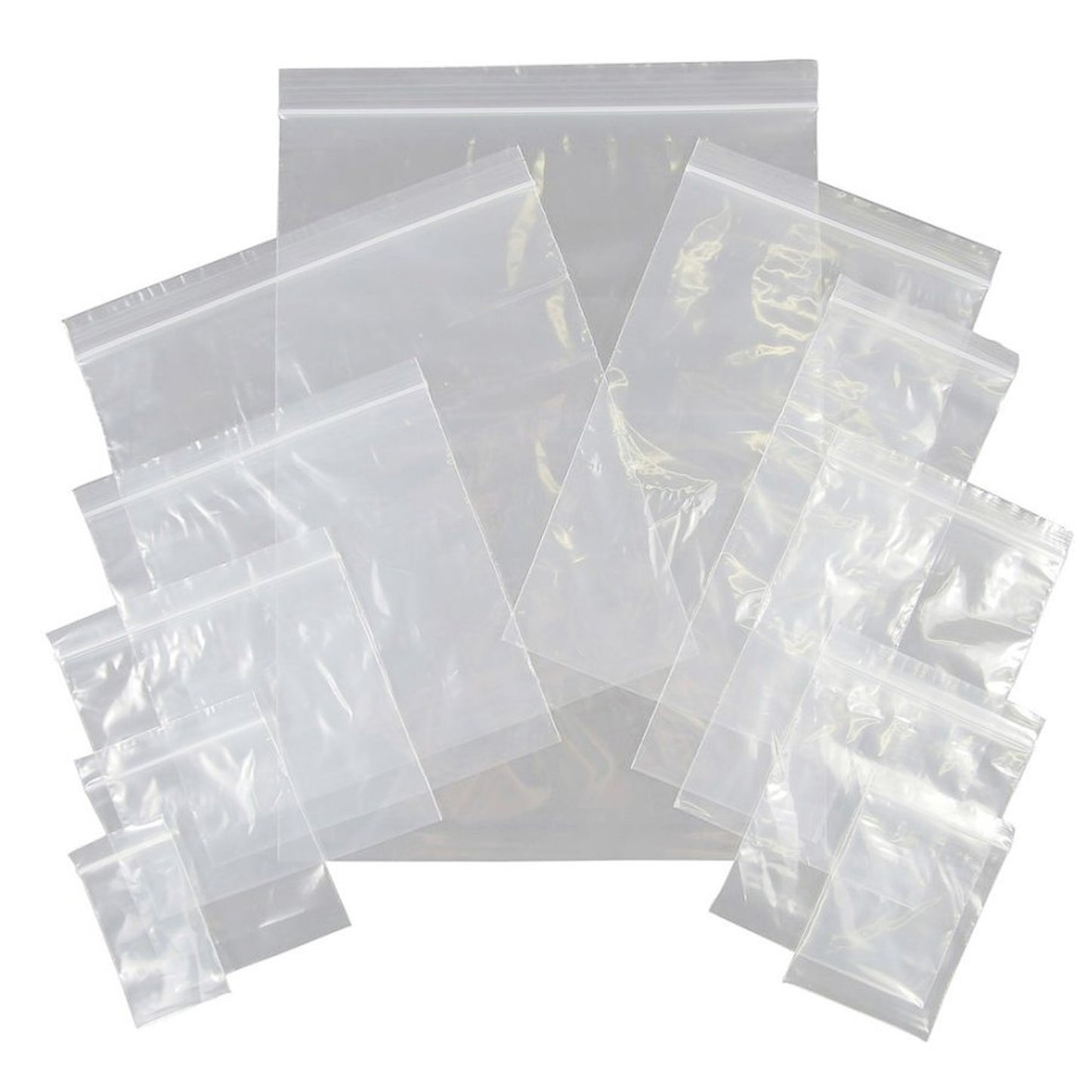 A4 Clear Plastic Interlocking Closure Polythene 9 x 12.75" Grip Seal Bags