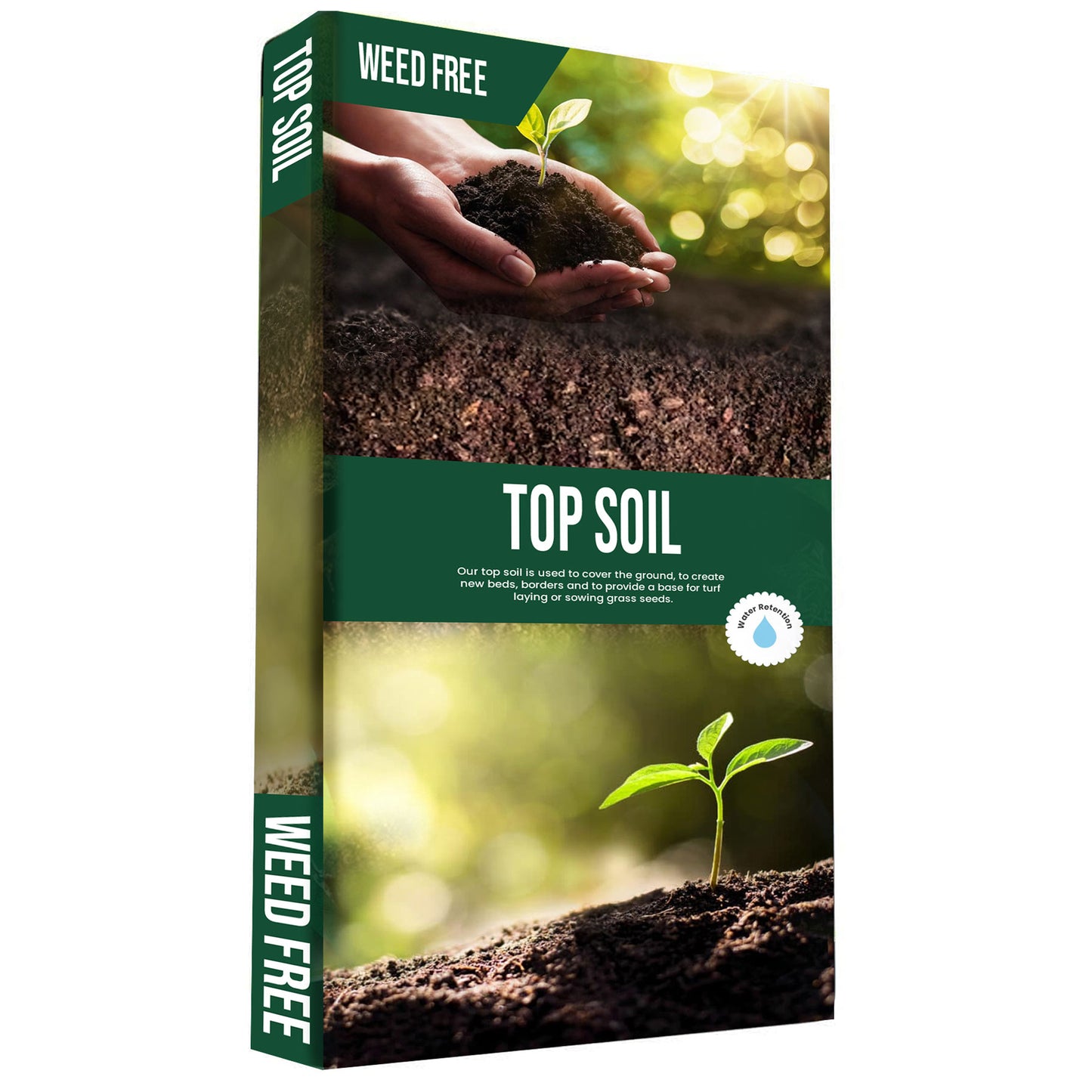 25L Top Soil Soil Bag With Essential Nutrients Perfect For Gardening, Lawn Dressing, Pots & Planters