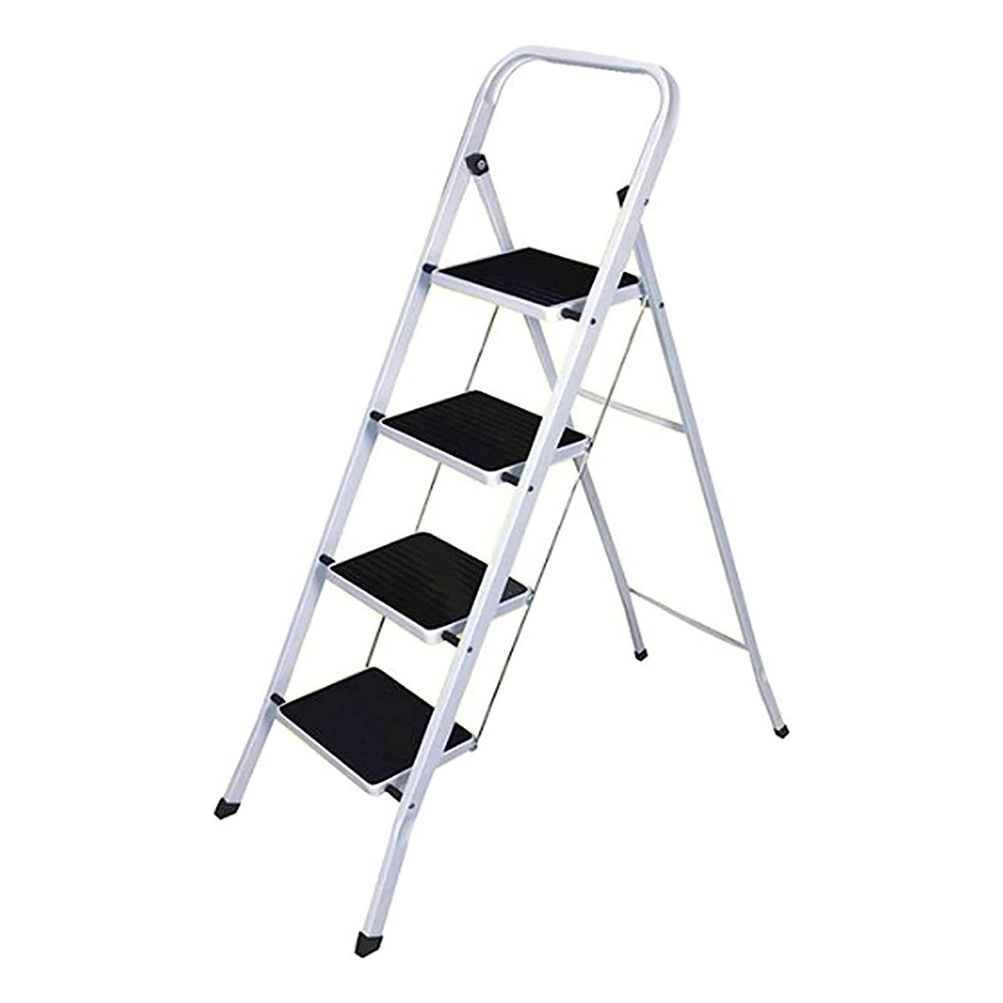 Portable Folding Step Ladders 2, 3 or 4 Steps Home Kitchen DIY Lightweight Strong Sturdy With Anti-Slip Safety Mat