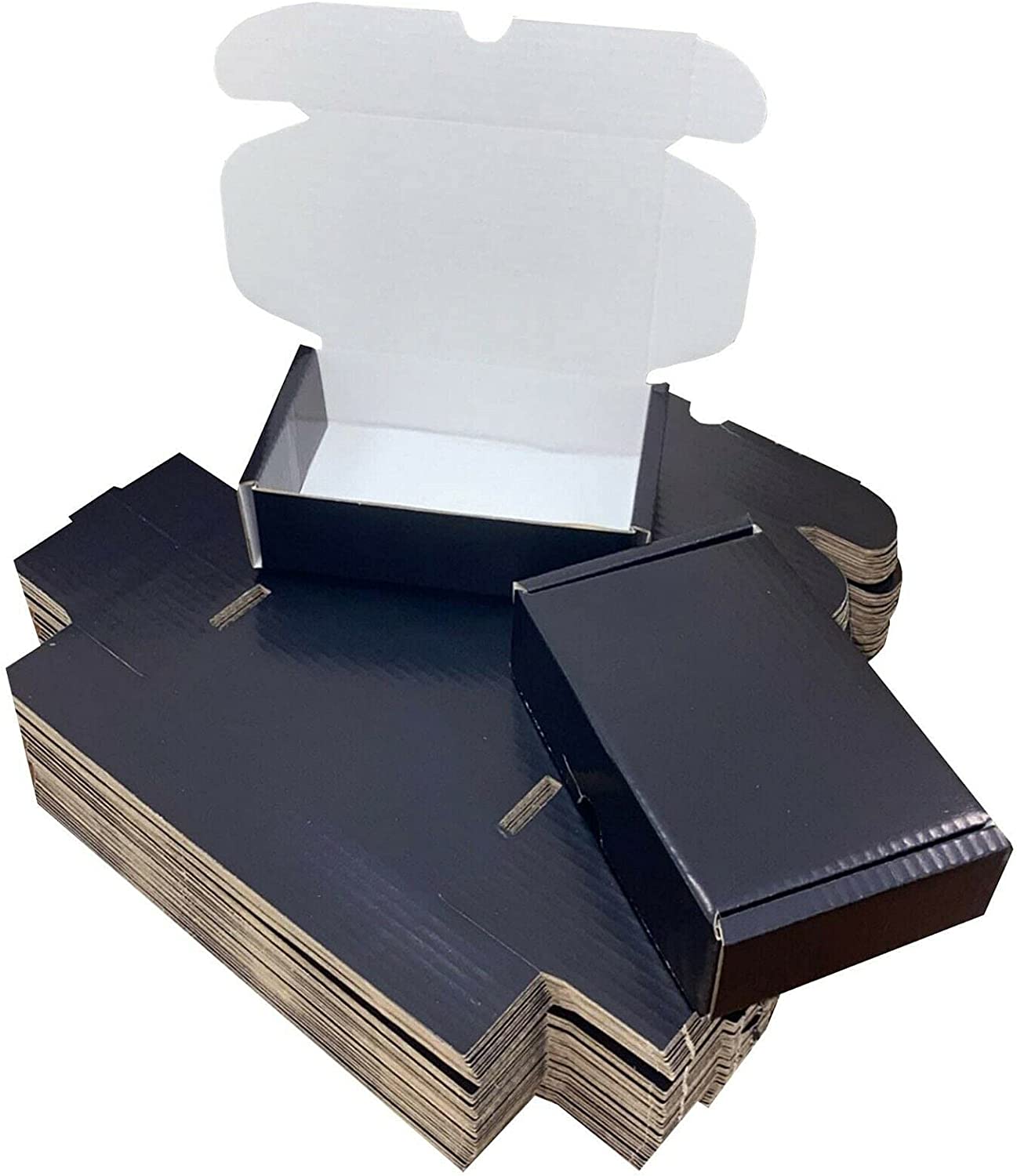 Shiny Coloured Cardboard Postal Shipping Mailing Die Cut Boxes