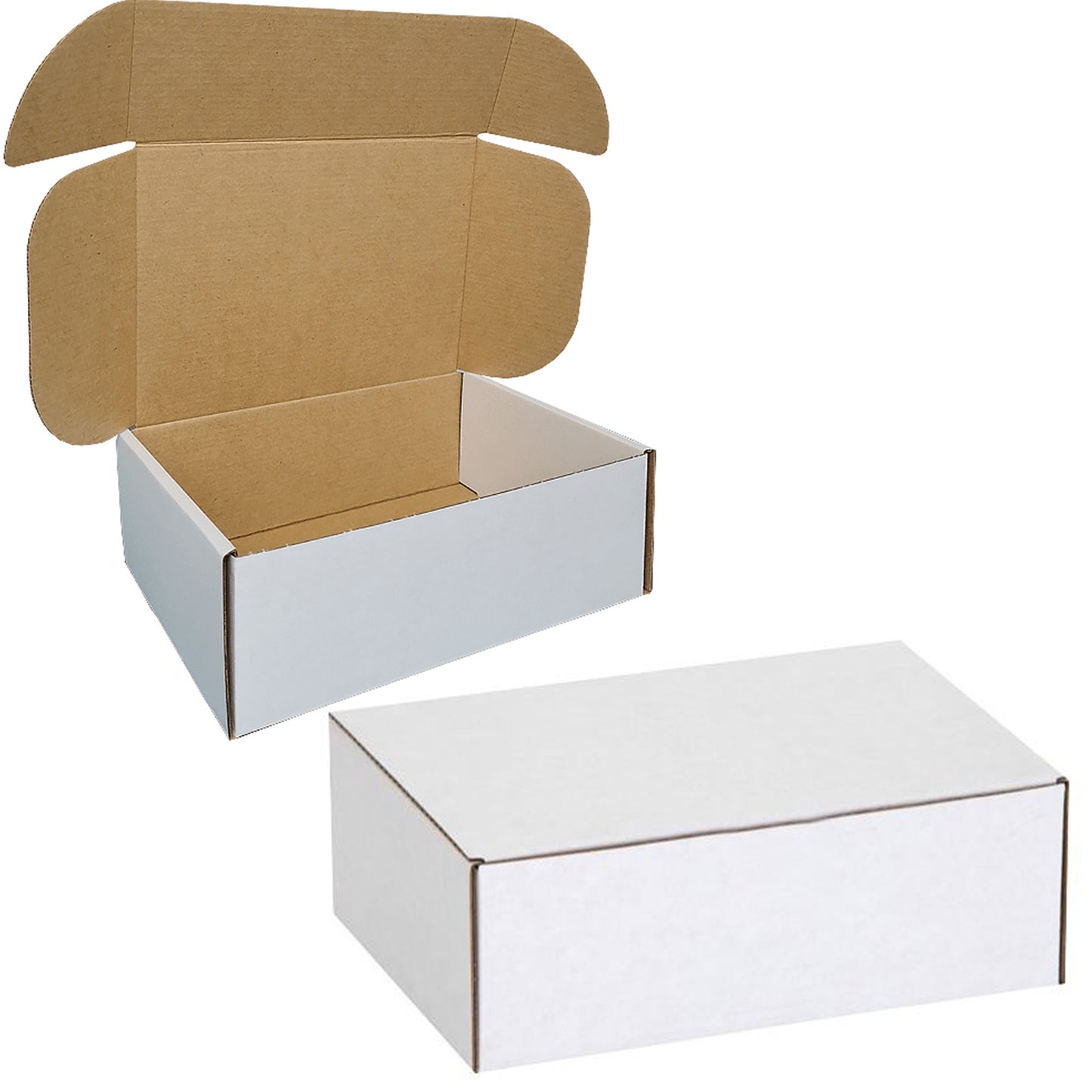 Selection Of Strong Single Wall Die Cut Packing Shipping Boxes