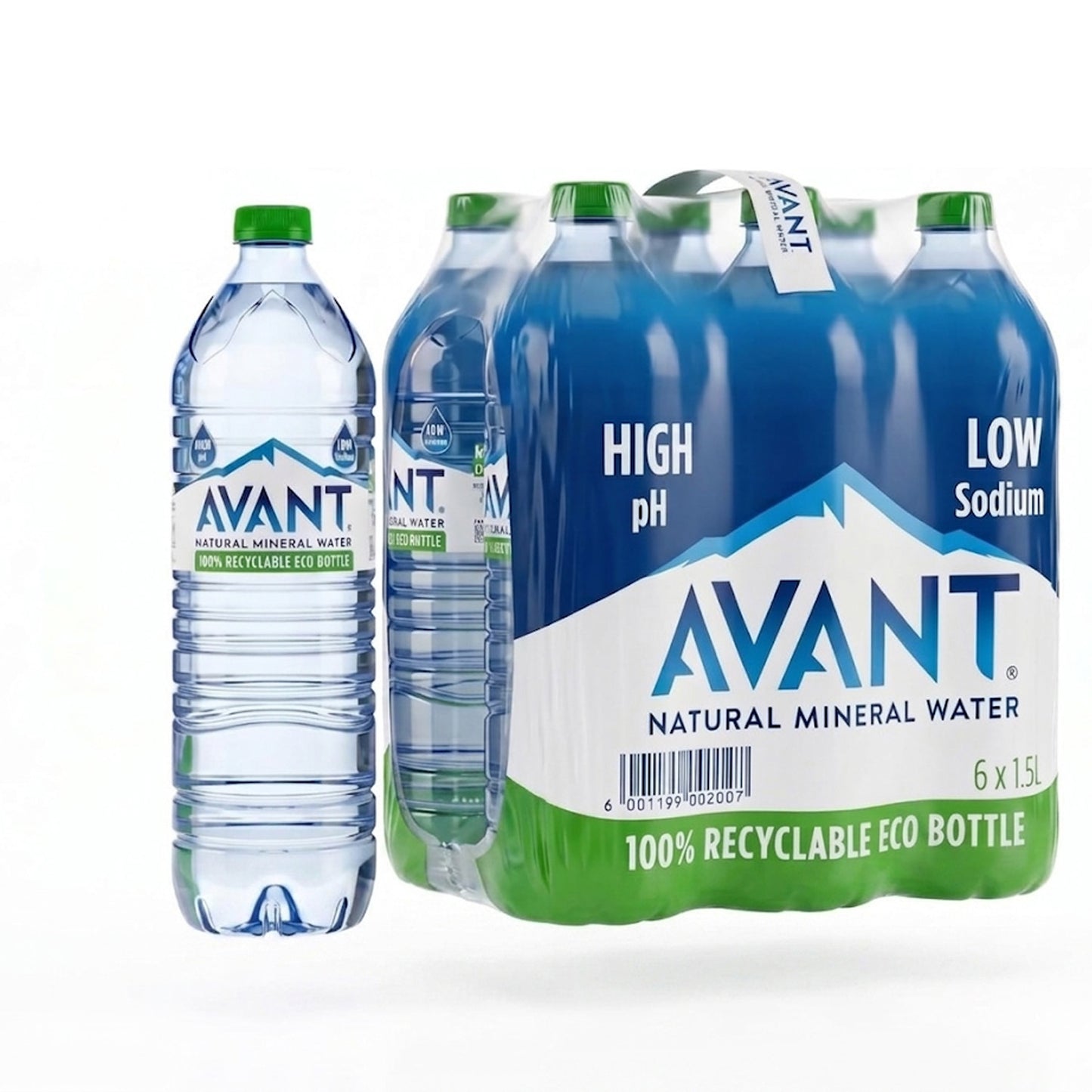 1.5 Litre Large Bottles Of Still Natural Mineral Water High pH Low Sodium Great For Hydration