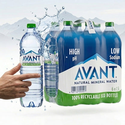 1.5 Litre Large Bottles Of Still Natural Mineral Water High pH Low Sodium Great For Hydration