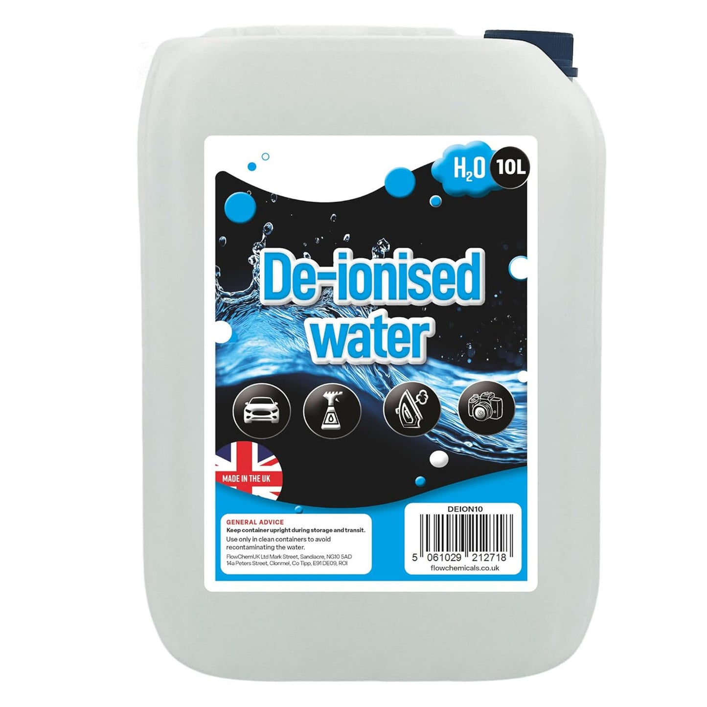 10L Deionised Distilled Water Peak Performance Extends Equipment Life