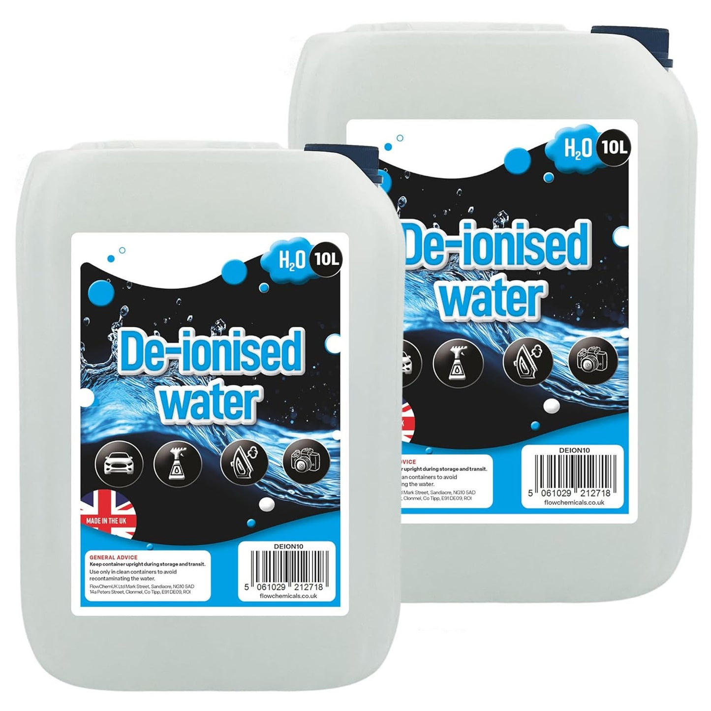 10L Deionised Distilled Water Peak Performance Extends Equipment Life