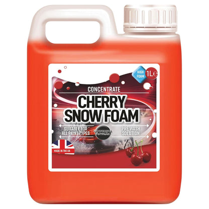 1L Super Thick Concentrated Cherry Snow Foam Extremely Powerful Pre Wash Solution