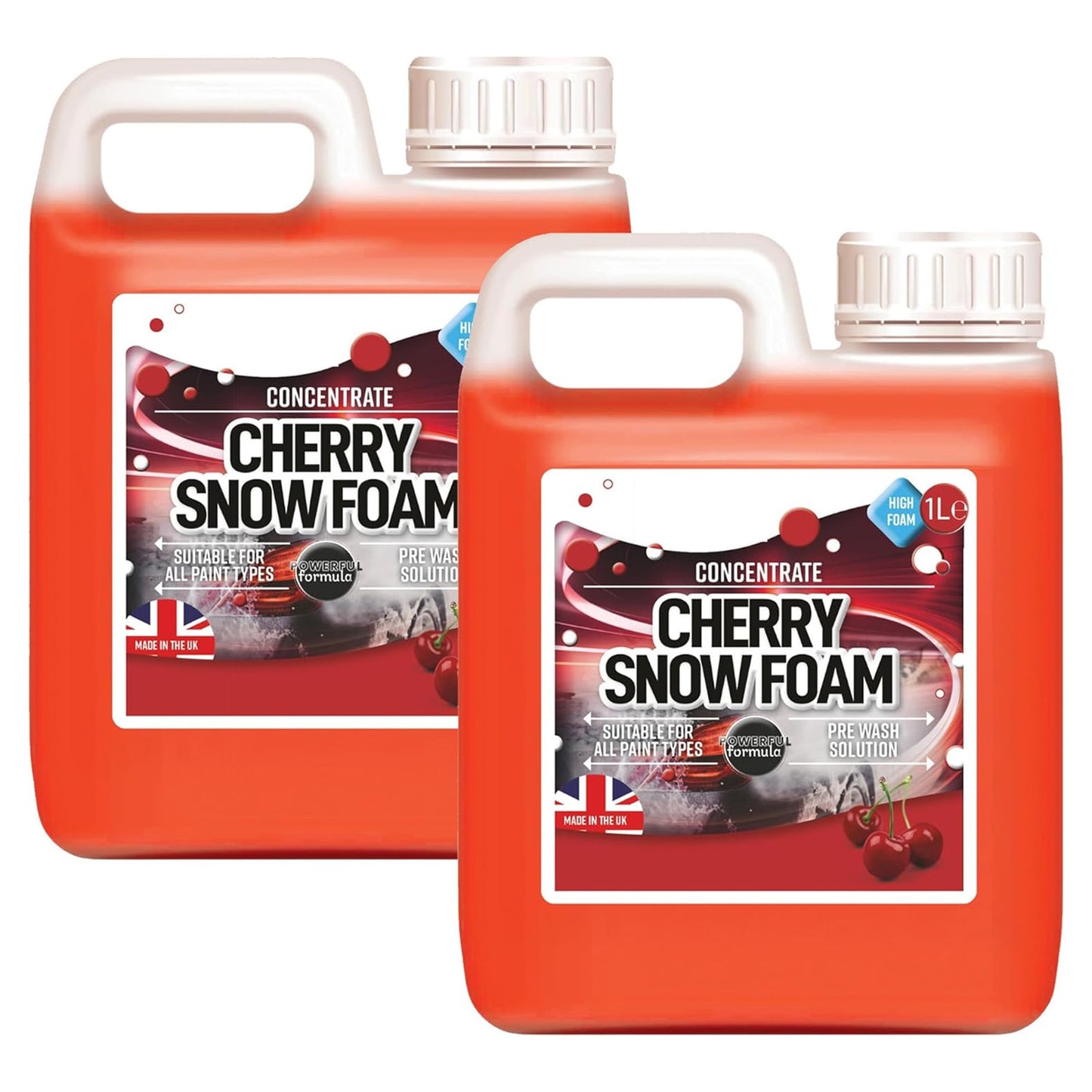 1L Super Thick Concentrated Cherry Snow Foam Extremely Powerful Pre Wash Solution