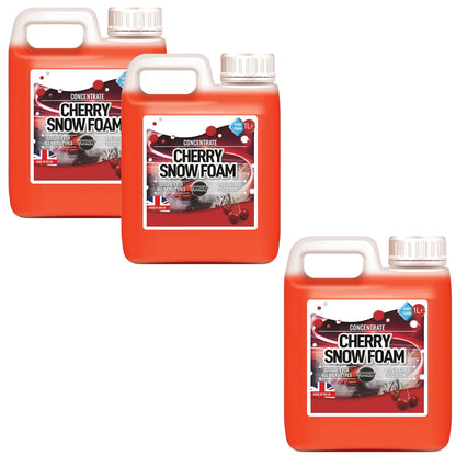 1L Super Thick Concentrated Cherry Snow Foam Extremely Powerful Pre Wash Solution