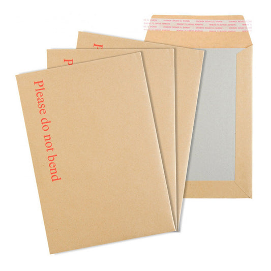 Strong Manilla Brown Board Backed Envelopes C4 C5