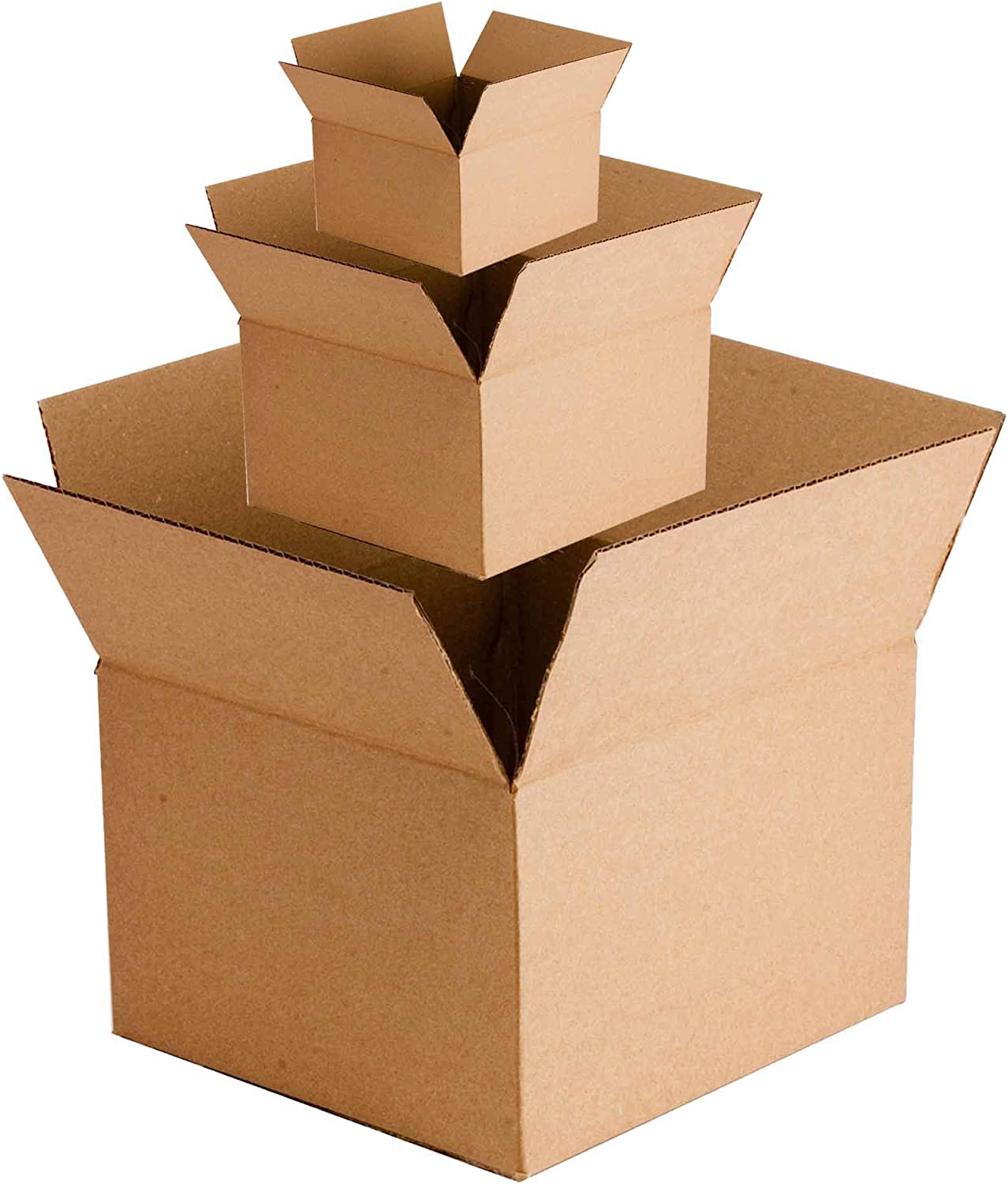Selection Of Strong Single Wall Cardboard Shipping Storage Packing Boxes