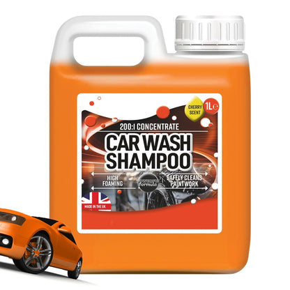 1 Litre Cherry Scented Concentrated Car Wash Shampoo High Foaming Cleaning Soap