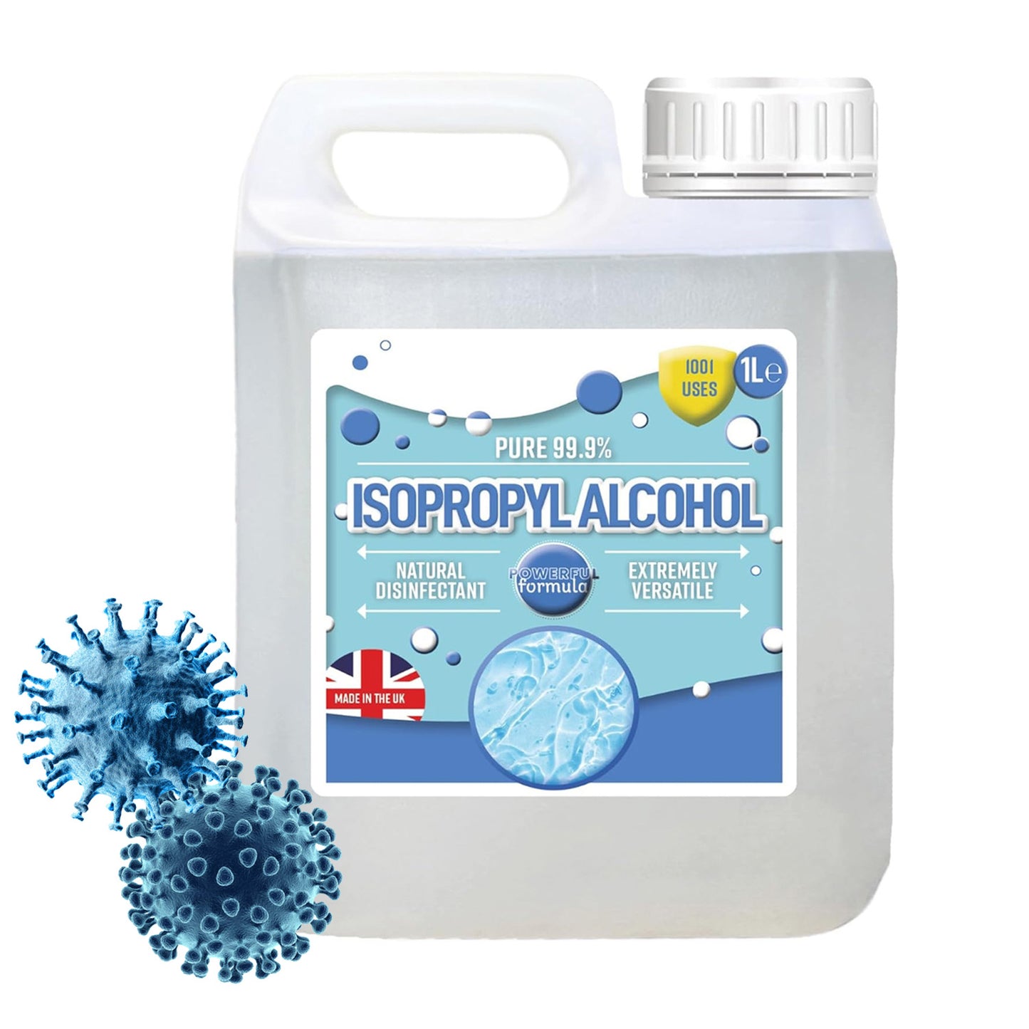 1 Litre Natural IPA Strong Household Disinfectant Suitable For Electronics, Dirt & Dust