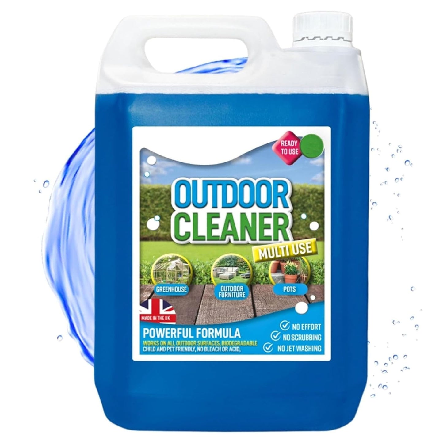 2.5 Litre Ready To Use Outdoor Cleaner For Paths, Patios, Driveways, Greenhouses & Flowerpots