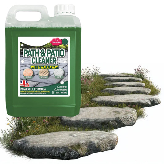 2.5 Litre Green Outdoor Path & Patio Cleaning Fluid Solution